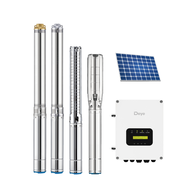 Solar Auto-switch AC/DC Controller (5500-13000W) Stainless Steel & Plastic Impeller Submersible Pumps