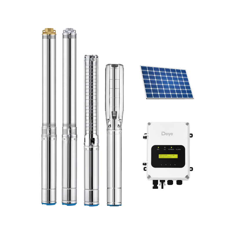 Solar DC Pump Controller (600-2000W) Stainless Steel & Plastic Impeller Submersible Pumps