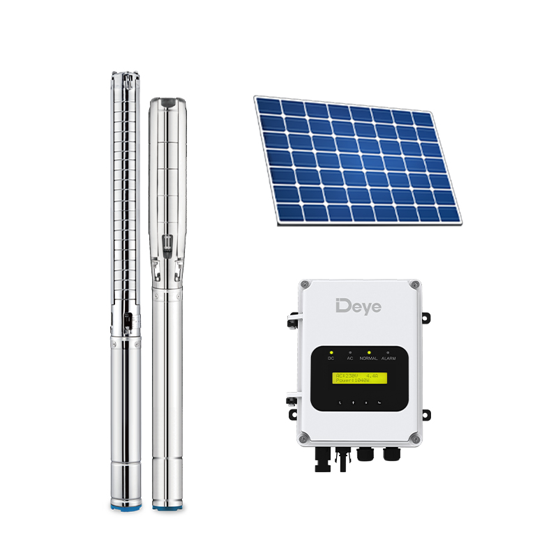 4 Inch Solar AC/DC Pump Controller (800-3000W) Stainless Steel Impeller Submersible Pumps